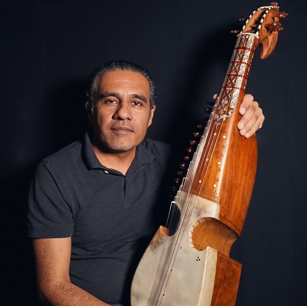 Siddique Ahmed with his Rubab